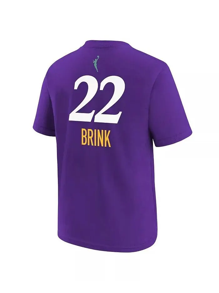Футболка Nike Big Boys and Girls Cameron Brink Purple Los Angeles Sparks с номером драфта WNBA 2024 — изображение 3 из 3