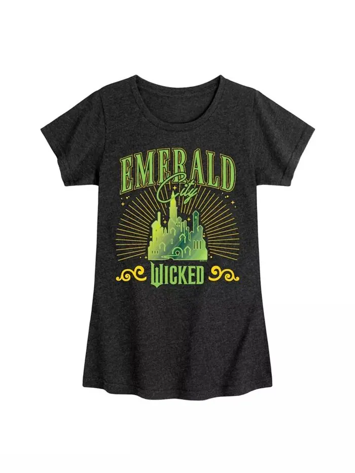 Футболка с рисунком Emerald City для маленьких девочек Wicked