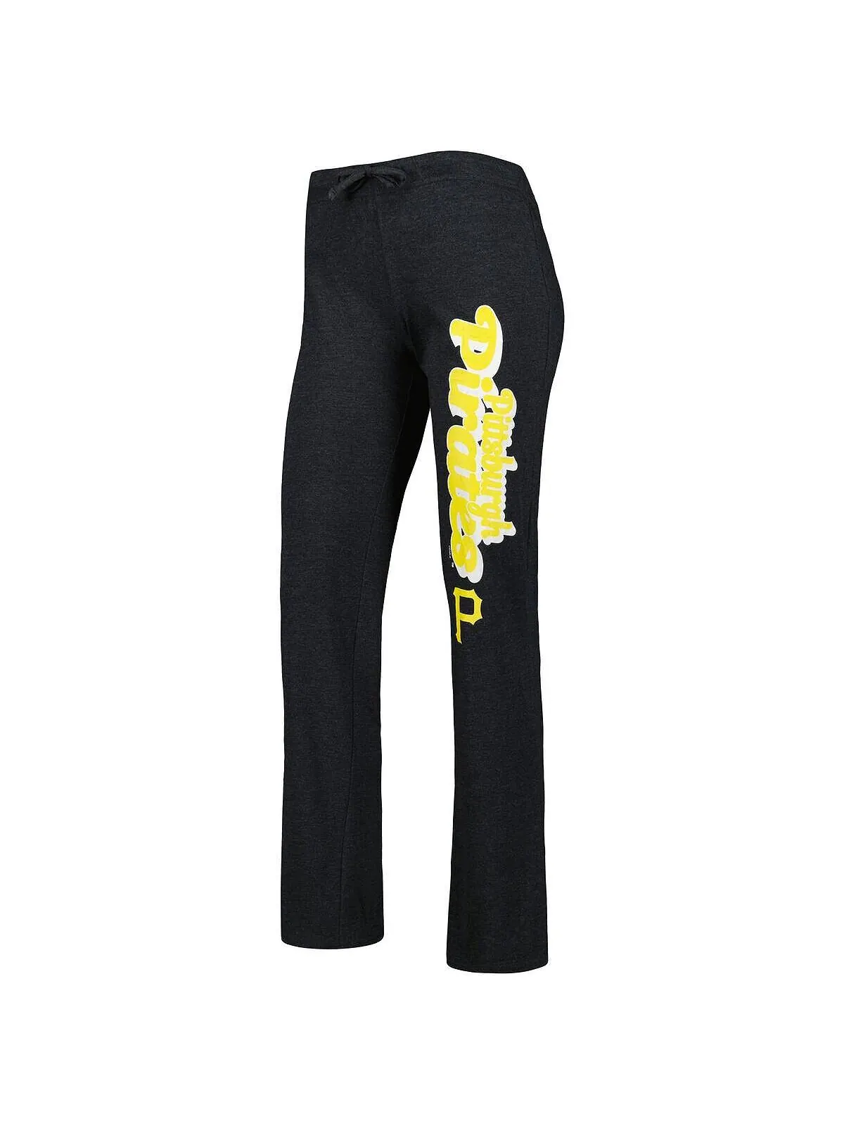 Женский комплект для сна с топом на бретельках и брюками Heather Black и Gold Pittsburgh Pirates — изображение 4 из 4