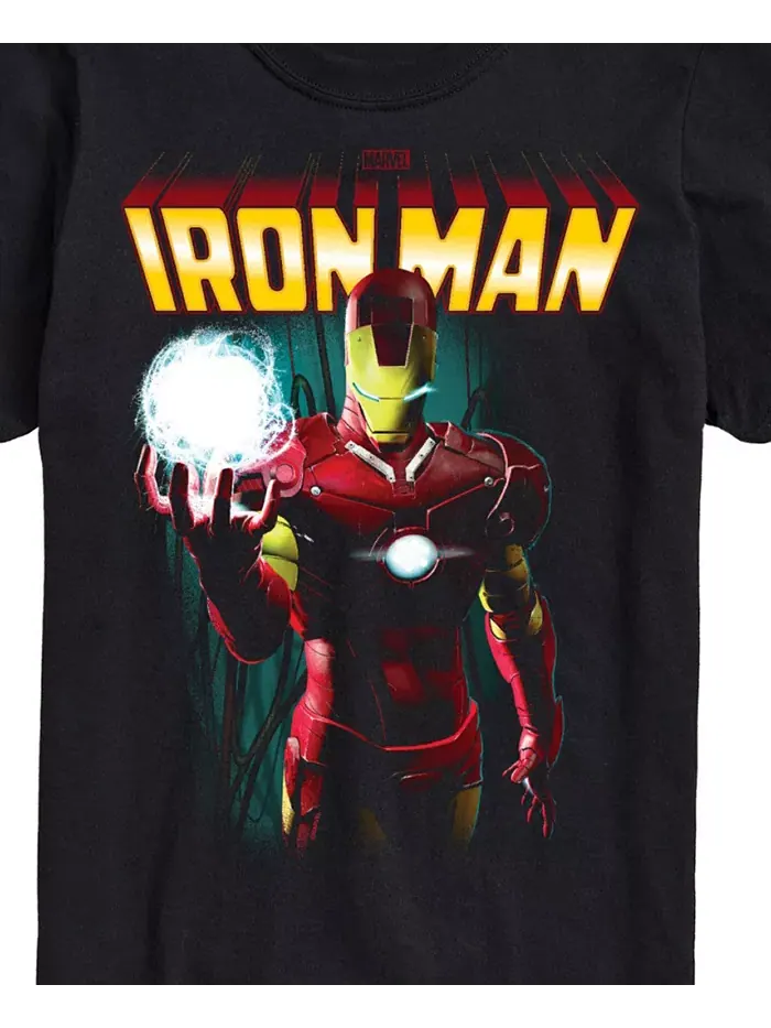 Мужская футболка с коротким рукавом Iron Man AIRWAVES — изображение 3 из 3, черный