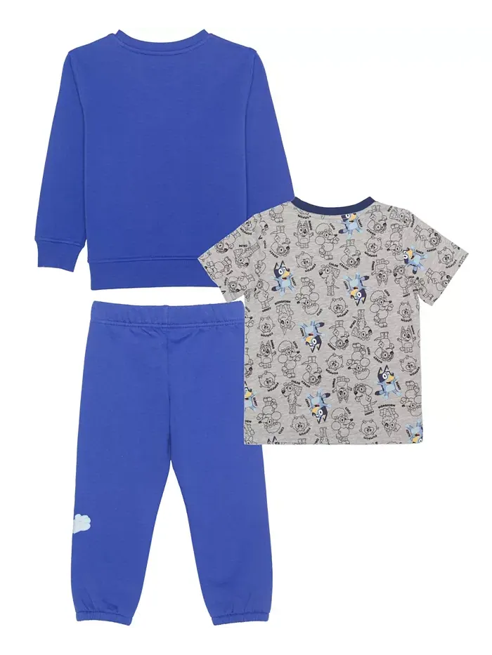 Мальчики Toddler 2T-5T комплект из 3 предметов: футболка с принтом, футболка с короткими рукавами и — изображение 10 из 11