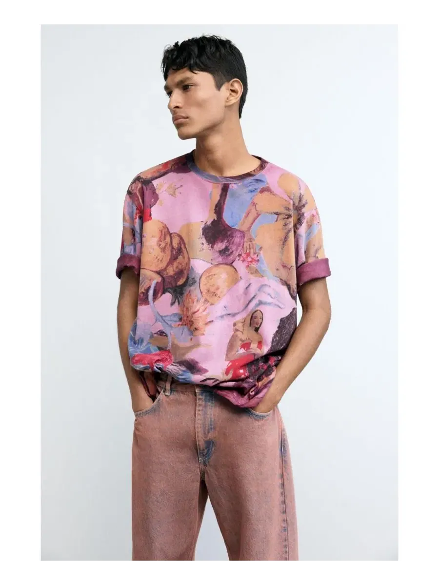 Мужская футболка с цветочным принтом Desigual