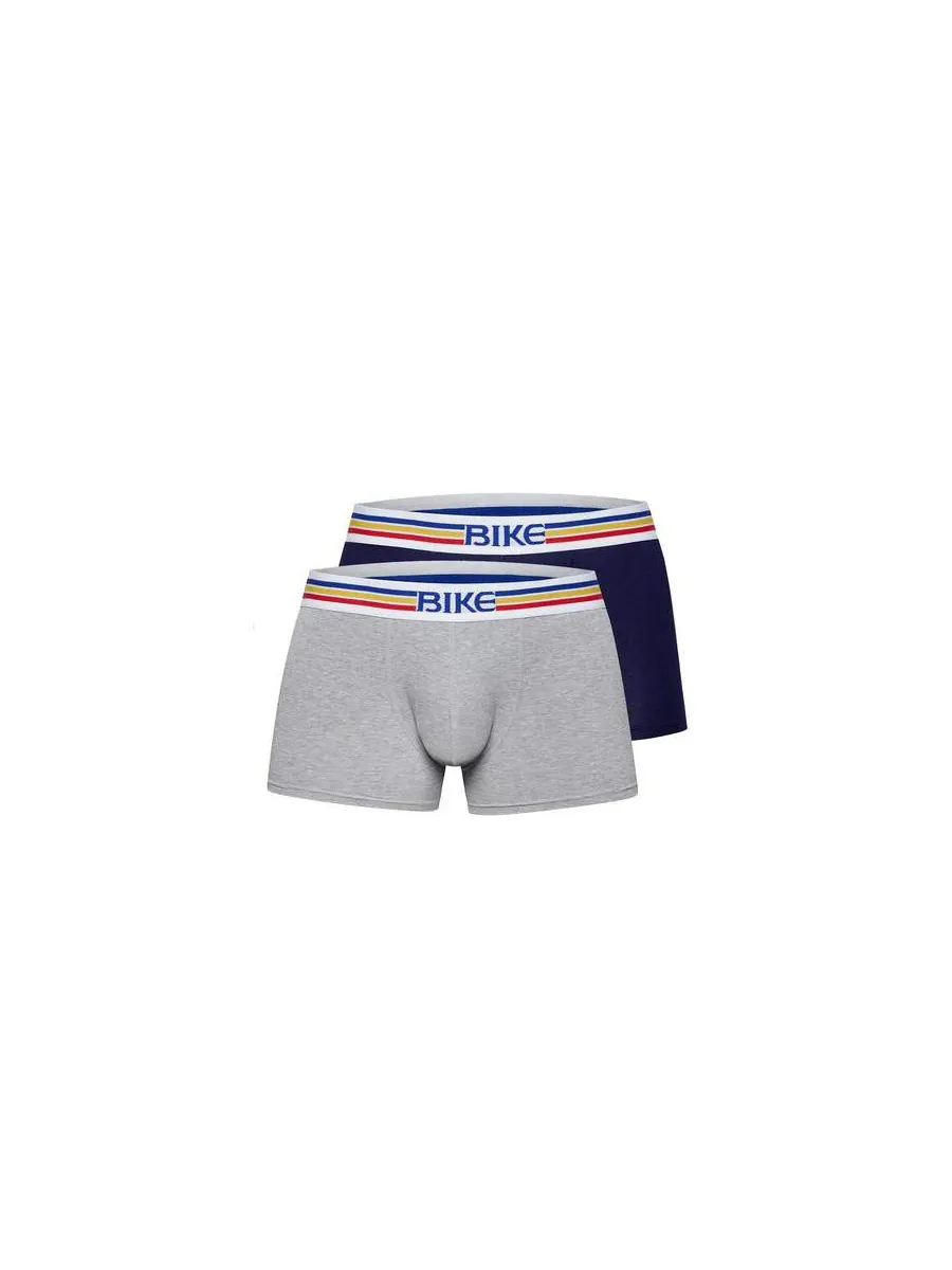 Мужские трусы из эластичного хлопка (2 шт в упаковке) BIKE Athletic — изображение 1 из 3, мульти