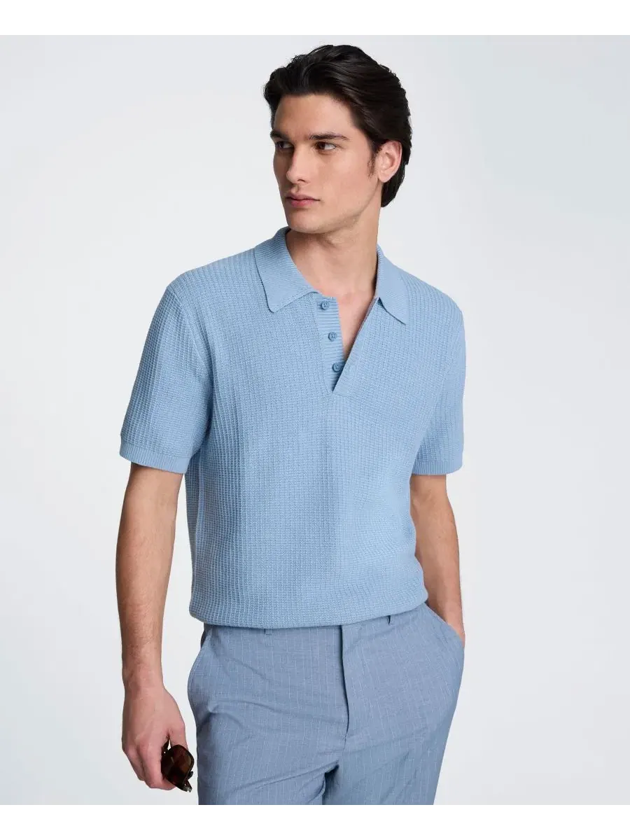 Мужской поло с коротким рукавом Kenneth Cole — изображение 1 из 5, синий