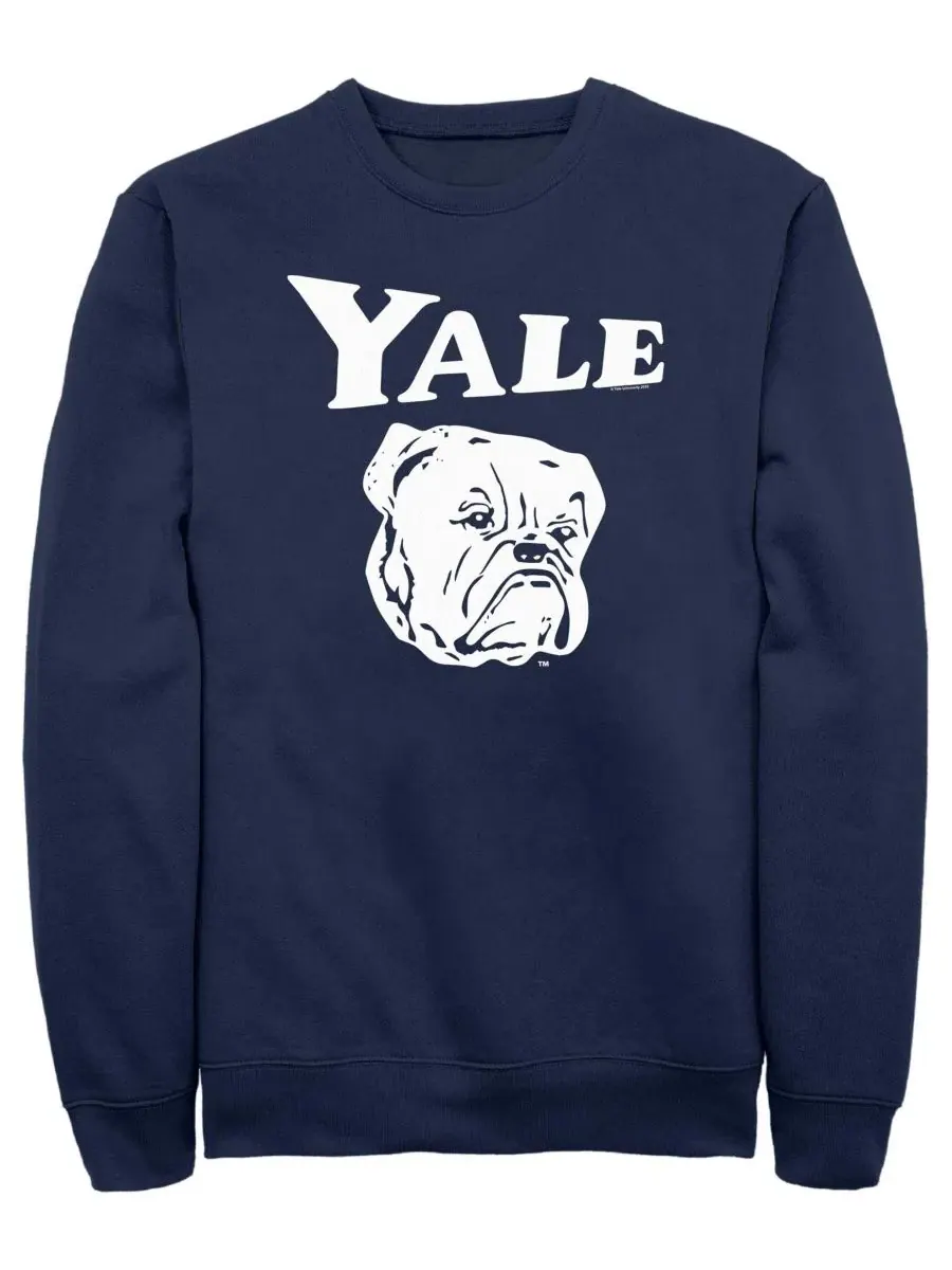Свитшот с графическим логотипом Yale Bulldogs Fifth Sun — изображение 1 из 3, темно-синий