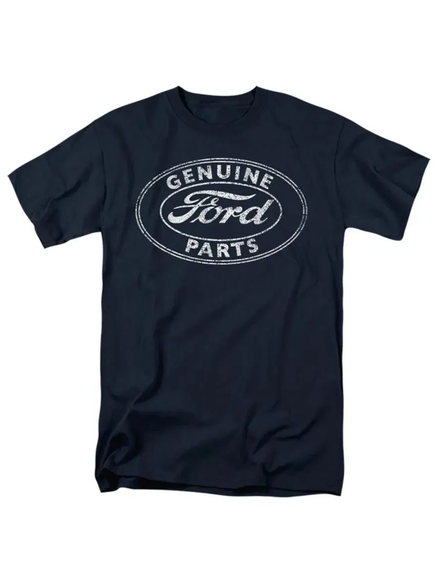 Футболка с принтом Ford Genuine Parts Logovision — изображение 1 из 3, темно-синий