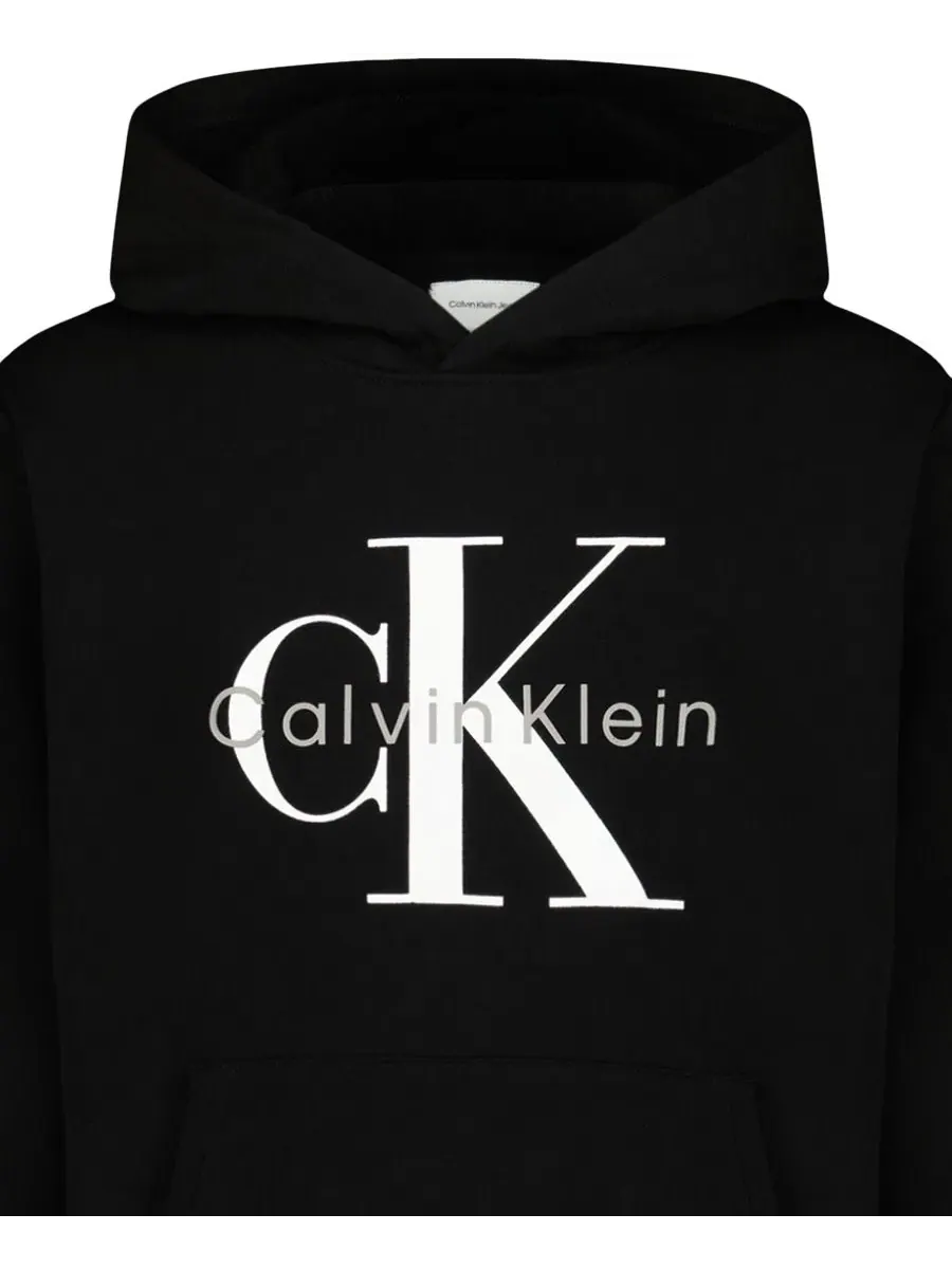 Худи с капюшоном и длинным рукавом Calvin Klein — изображение 6 из 7, черный
