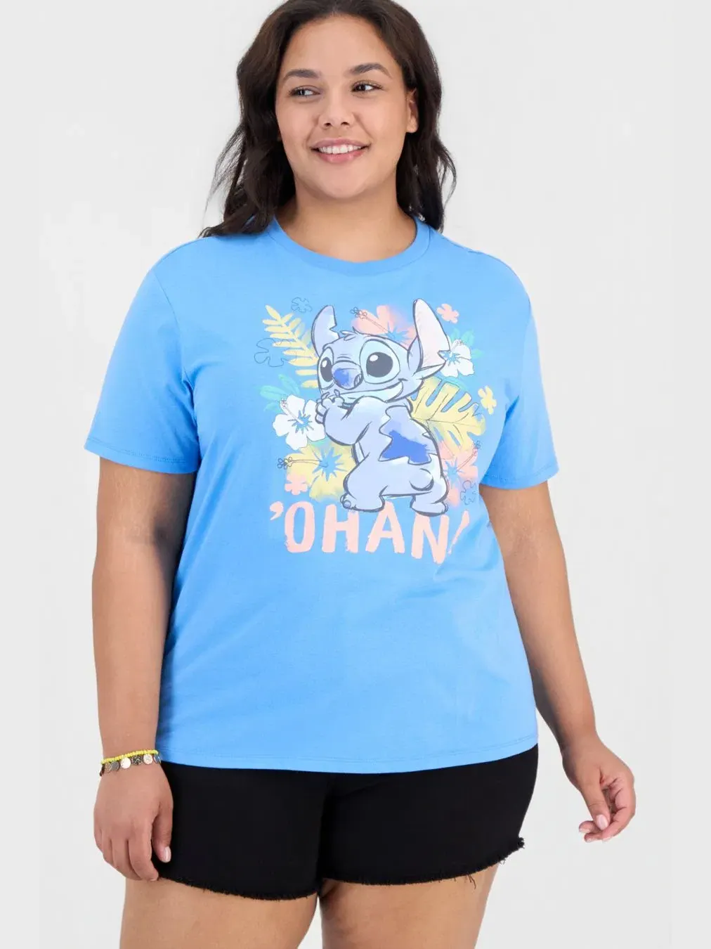 Футболка с принтом Stitch Ohana Disney