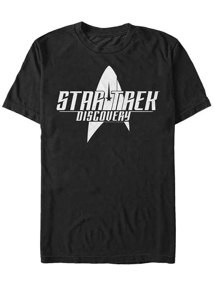 Мужская футболка с коротким рукавом и логотипом Star Trek Discovery Fifth Sun — изображение 1 из 1, черный