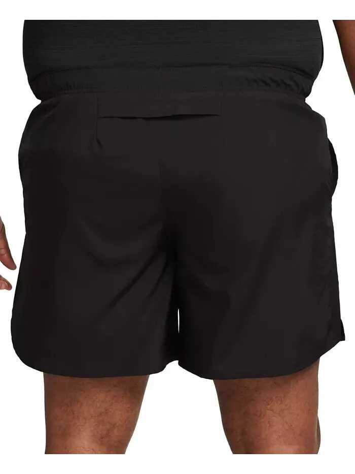 Мужские беговые шорты Challenger Dri-FIT с короткой подкладкой 7 дюймов Nike — изображение 2 из 9, черный/серебристый