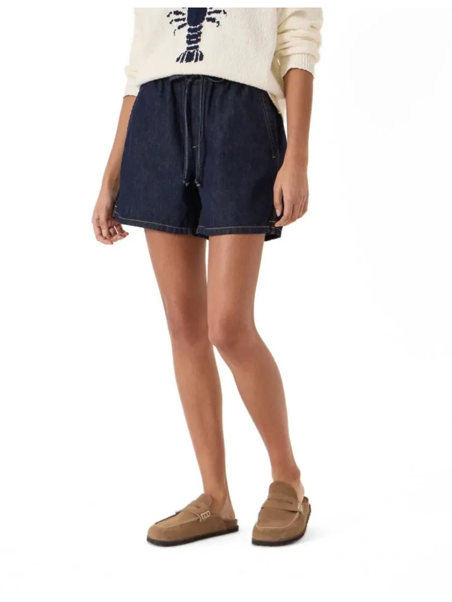 Шорты Betty Denim Pull On Hush — изображение 1 из 6, темный индиго синий