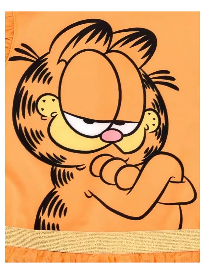 Платье-пачка из тюля для девочек в стиле косплея Garfield — изображение 2 из 3, оранжевый