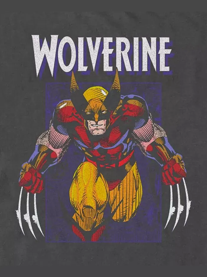 Мужская футболка Wolverine Stance с коротким рукавом Fifth Sun — изображение 3 из 3, темно-серый