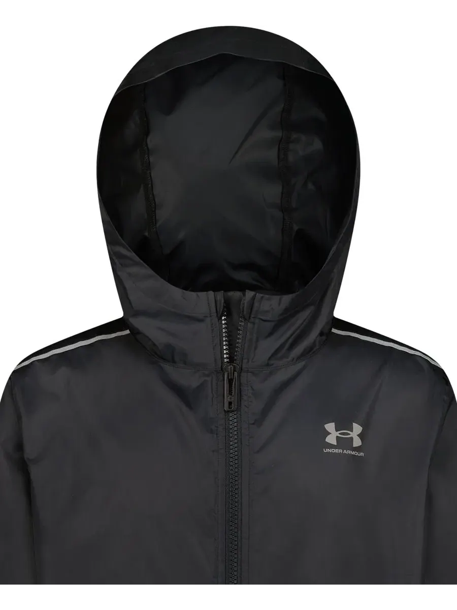 Ветрозащитная куртка с капюшоном на молнии Under Armour — изображение 5 из 7, черный