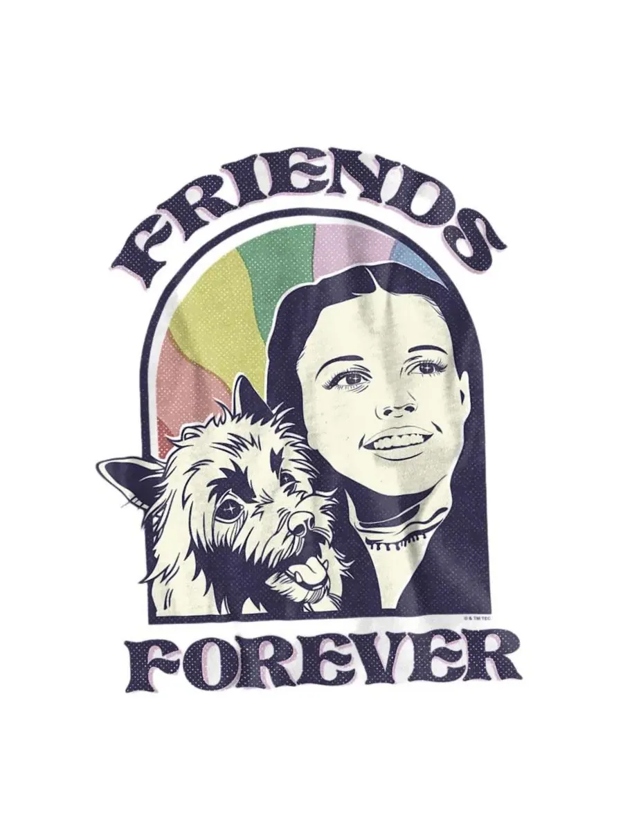 Футболка Big & Tall Friends Forever Wizard Of Oz — изображение 3 из 3, белый
