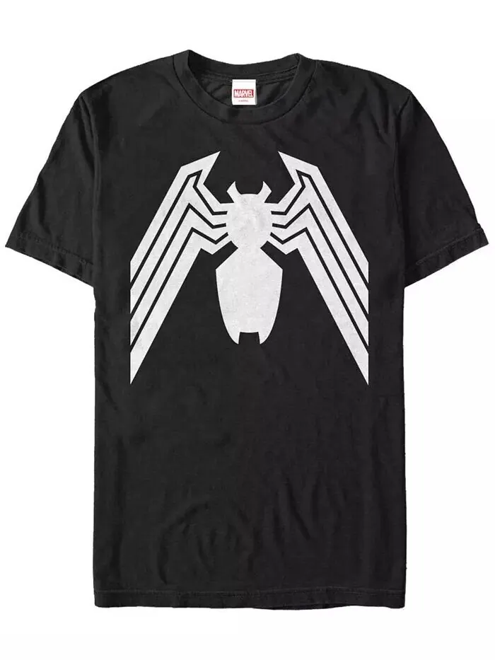 Мужская футболка с коротким рукавом Venom Classic Chest Logo Costume Fifth Sun — изображение 1 из 1, черный