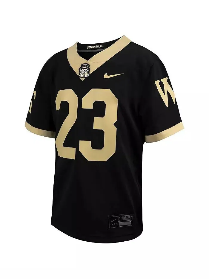Реплика игры Big Boys # 23 Black Wake Forest Demon Deacons Untouchable Nike — изображение 3 из 3, черный
