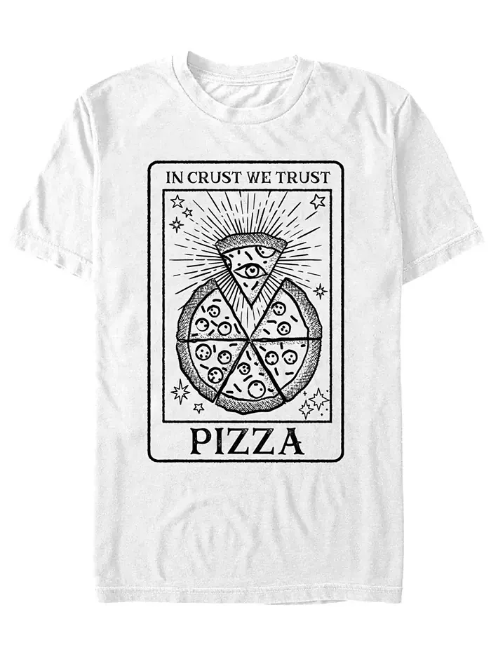 Мужская футболка с коротким рукавом Trust The Crust Fifth Sun — изображение 1 из 3, белый
