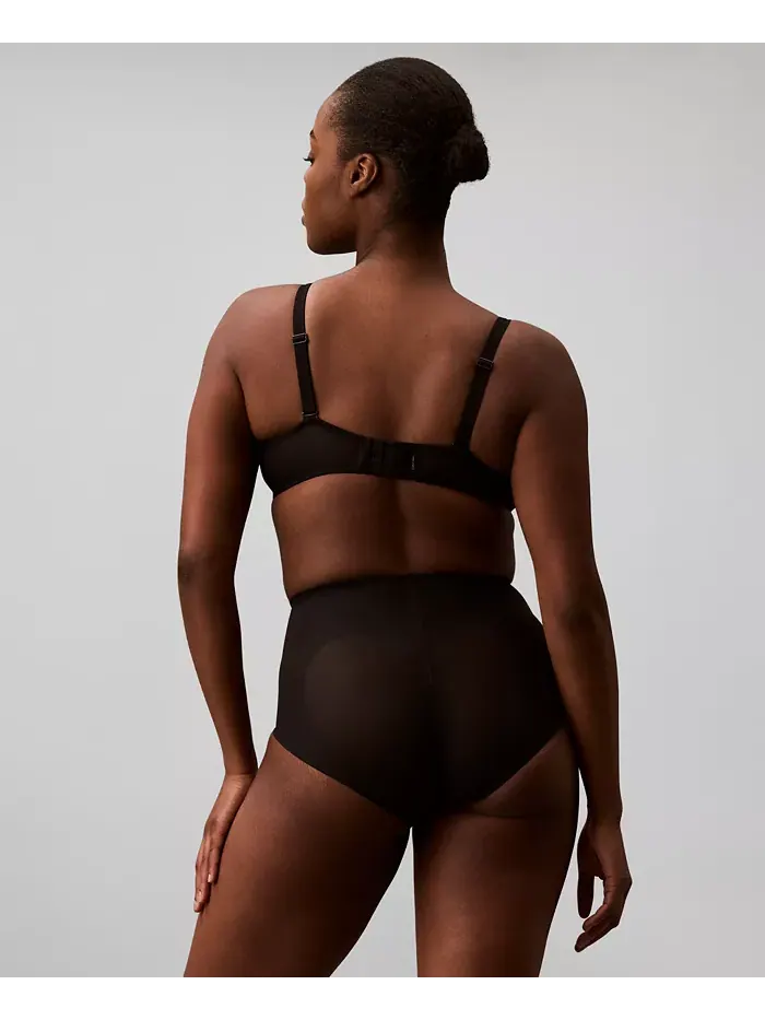 Женское утягивающее нижнее белье Stay-Put Firm Mesh Brief QF8166 Calvin Klein — изображение 2 из 6, черный