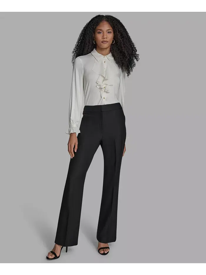 Женские брюки прямого кроя BCBG — изображение 1 из 6, черный