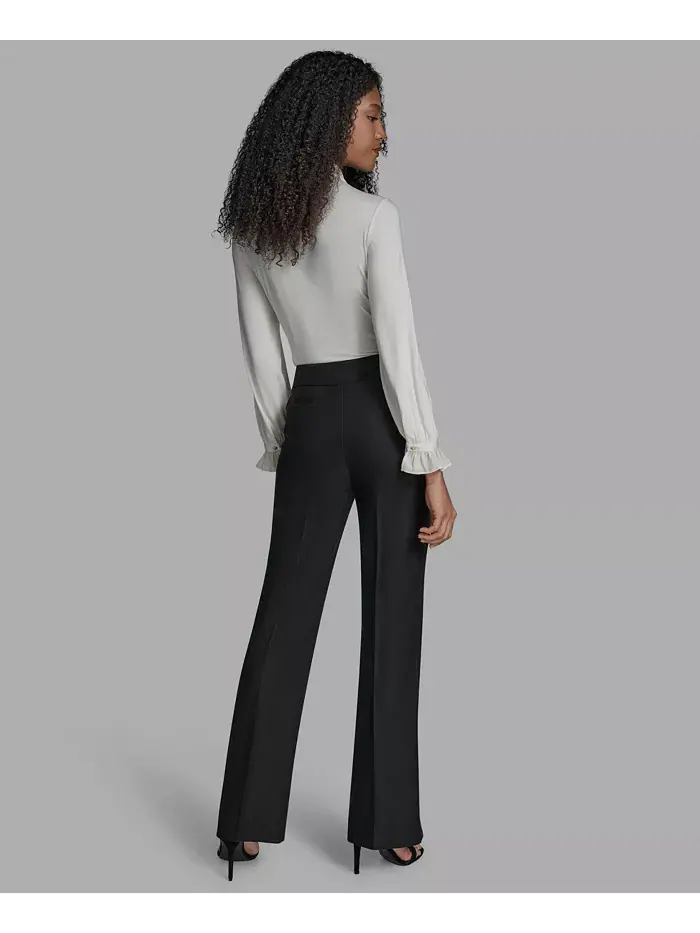 Женские брюки прямого кроя BCBG — изображение 2 из 6, черный