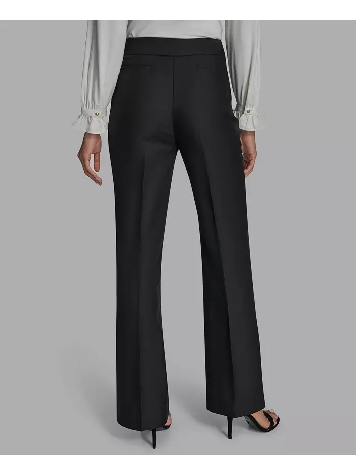Женские брюки прямого кроя BCBG — изображение 4 из 6, черный