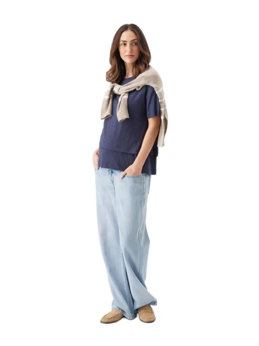Футболка для кормления Ripe Claud для беременных Ripe Maternity — изображение 2 из 7, синий
