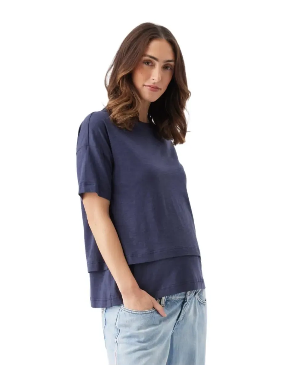 Футболка для кормления Ripe Claud для беременных Ripe Maternity — изображение 3 из 7, синий