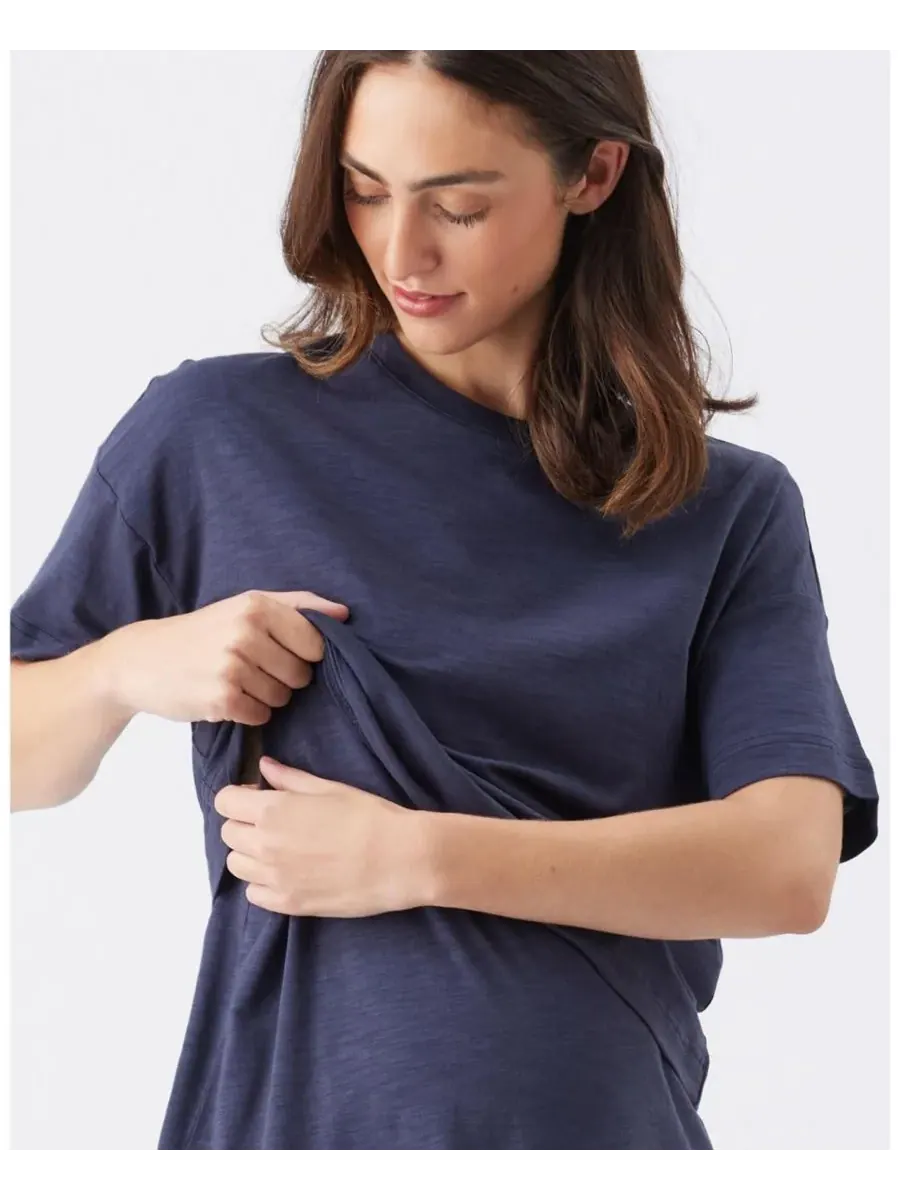 Футболка для кормления Ripe Claud для беременных Ripe Maternity — изображение 5 из 7, синий