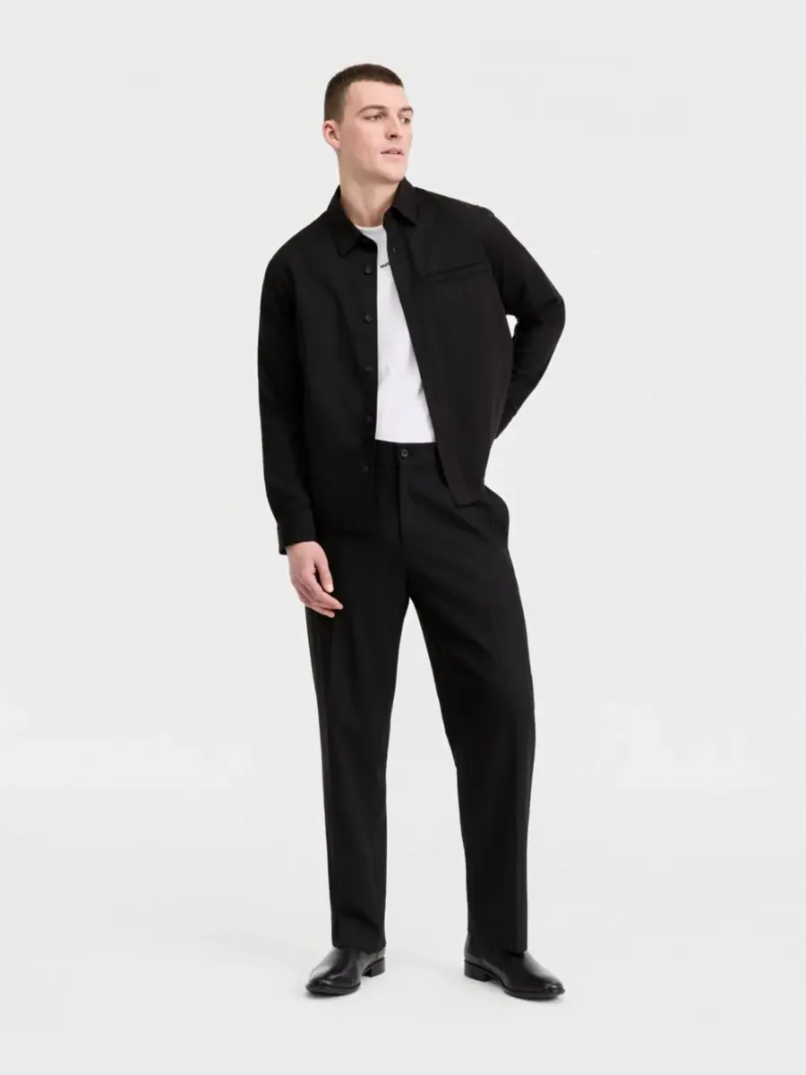 Мужская рубашка-куртка HUGO от Enock Hugo Boss — изображение 2 из 4, черный