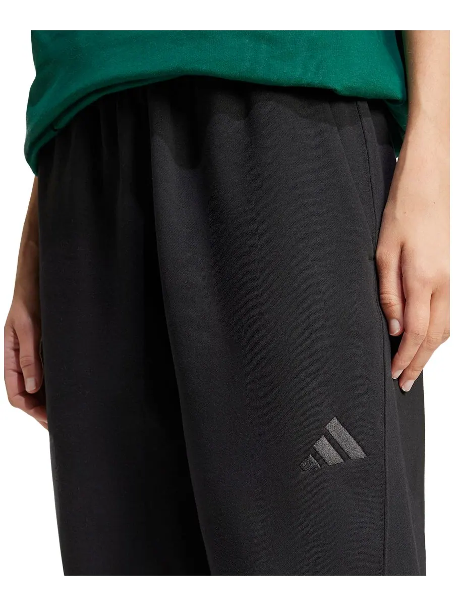 Женские всесезонные свободные брюки на шнуровке Adidas — изображение 3 из 4, черный