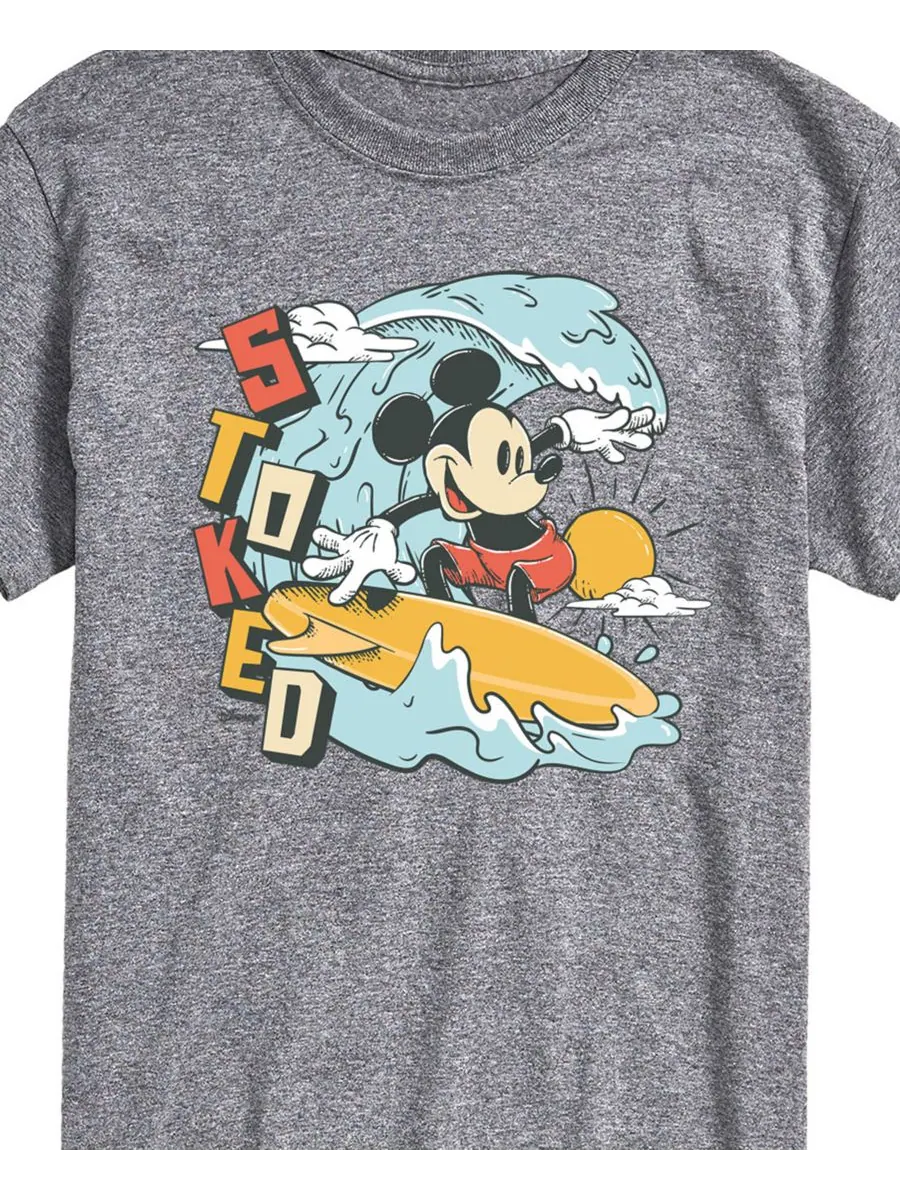 Мужская футболка с коротким рукавом Disney Mickey Stocked AIRWAVES — изображение 3 из 3, серый