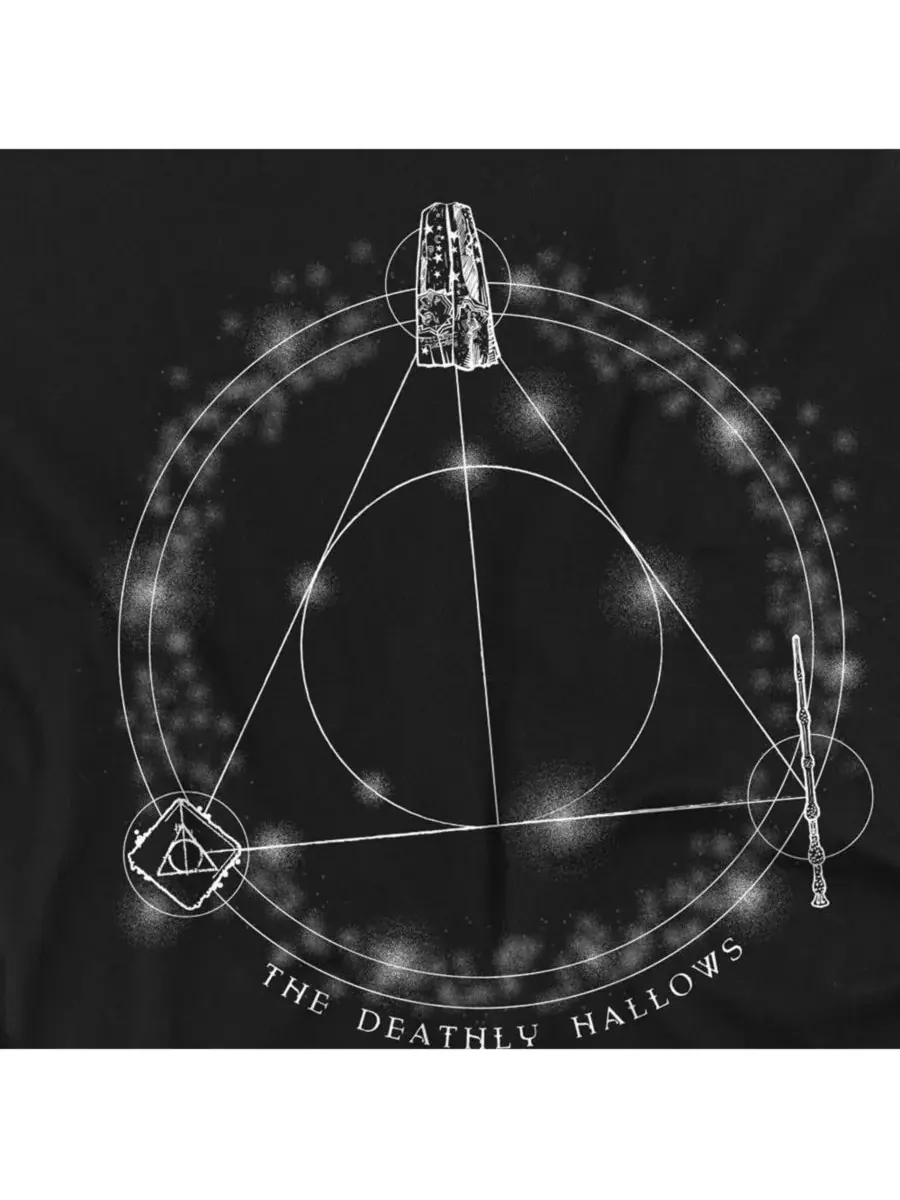Футболка с изображением Даров Смерти больших размеров Harry Potter — изображение 2 из 3, черный