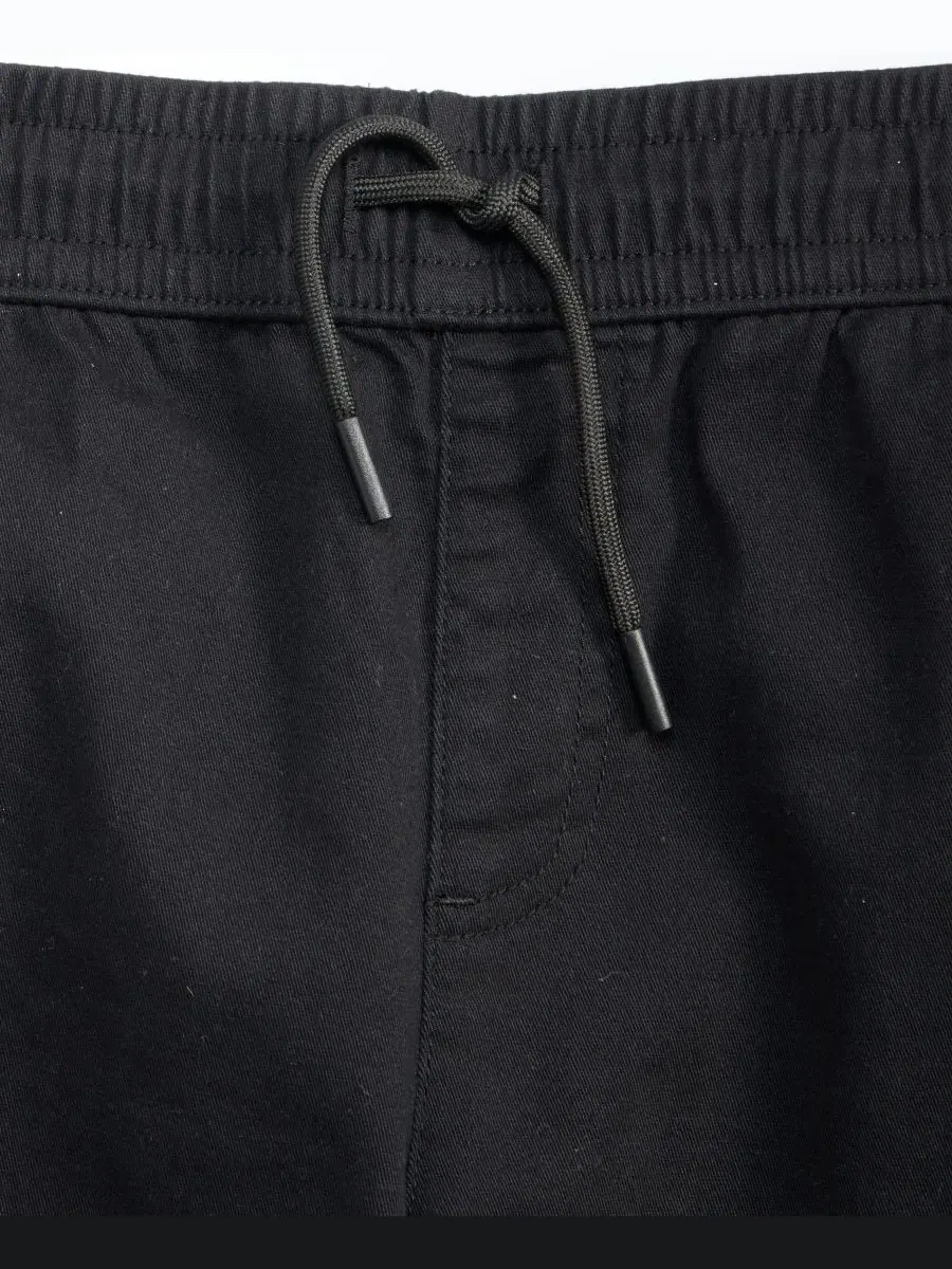 Детские спортивные брюки из саржи, размеры XS-XL Epic Threads — изображение 4 из 4, глубокий черный