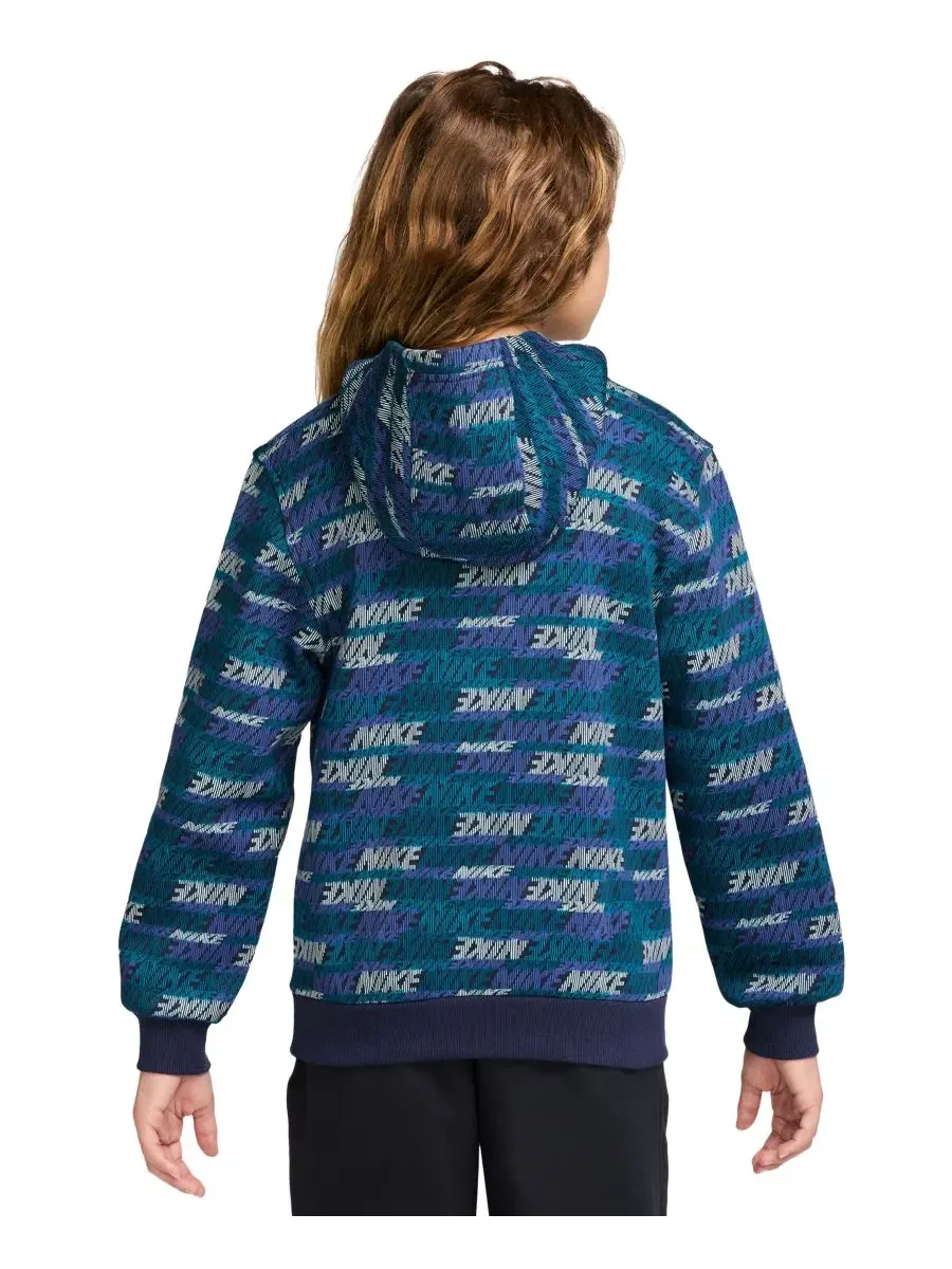Худи Nike Sportswear Club с капюшоном и длинным рукавом — изображение 3 из 3, яркий/темно-синий