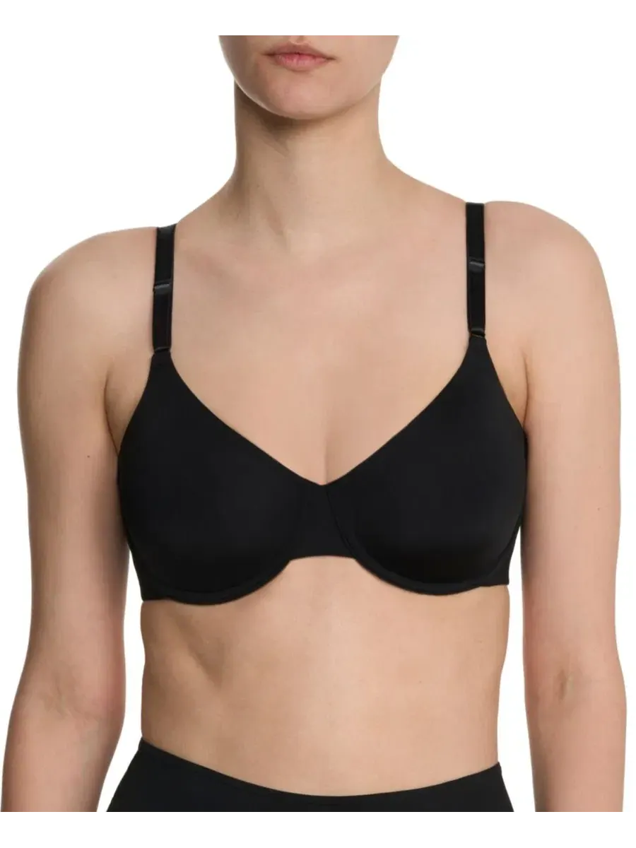 Бюстгальтер-топ Natori Liquid Smooth Seamless Underwire T-Shirt Bra — изображение 1 из 4, черный