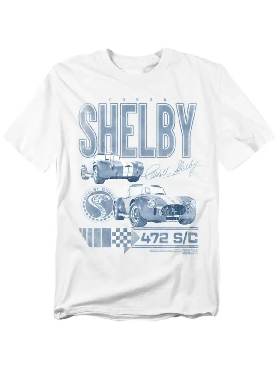 Футболка с принтом Shelby Cobra Shelby Mono AD Mustang — изображение 1 из 3, белый