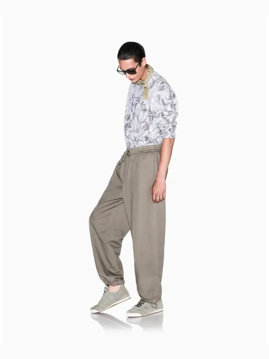 Мужская толстовка IBIZA X с принтом в виде листьев и круглым вырезом A|X Armani Exchange