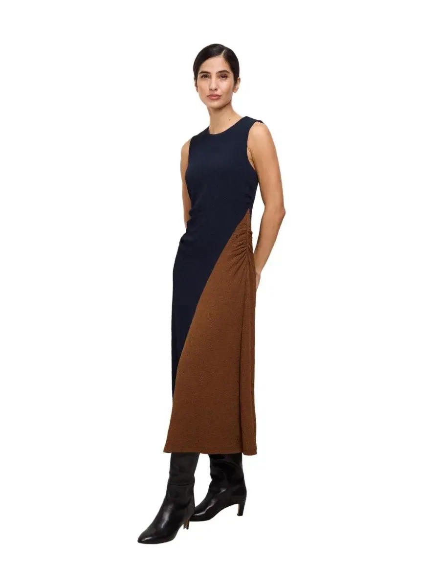 Платье-миди без рукавов с драпировкой Chantelle Jersey Midi Dress Phase Eight — изображение 1 из 6, темно-синий