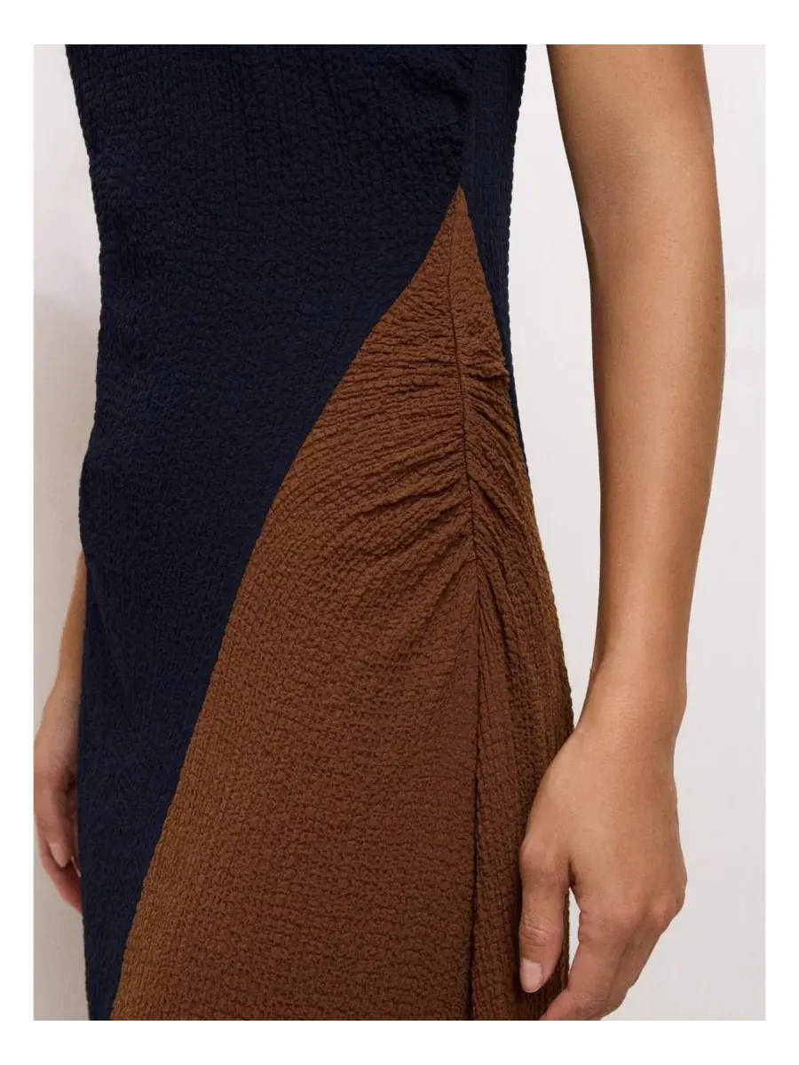 Платье-миди без рукавов с драпировкой Chantelle Jersey Midi Dress Phase Eight — изображение 4 из 6, темно-синий