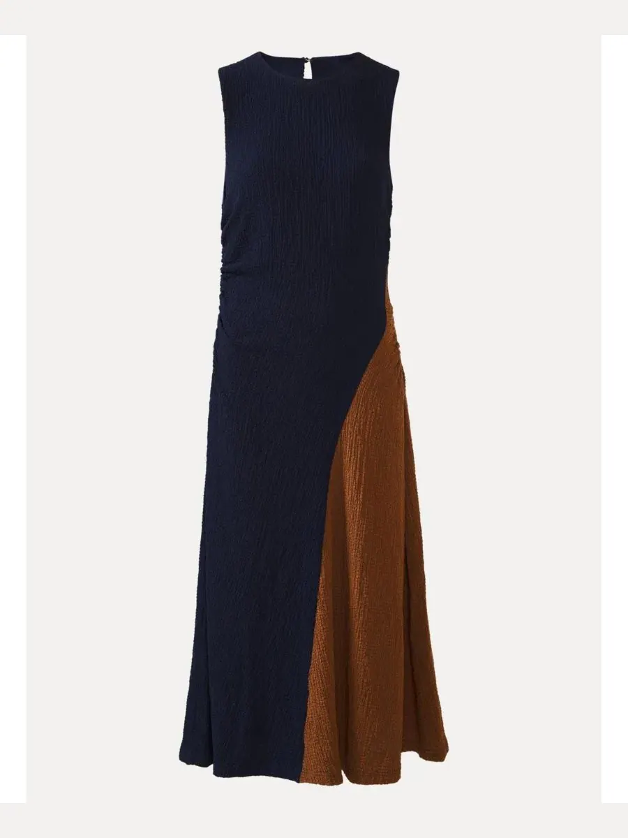 Платье-миди без рукавов с драпировкой Chantelle Jersey Midi Dress Phase Eight — изображение 6 из 6, темно-синий
