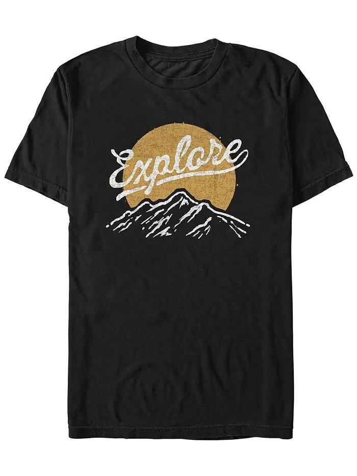 Мужская футболка Explore Trail с коротким рукавом Fifth Sun — изображение 1 из 2, черный