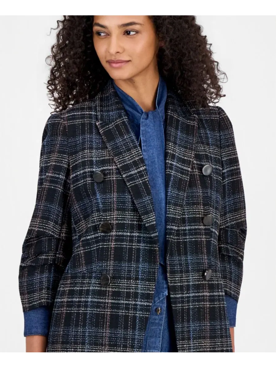 Комплект из жакета, топа и джинсов Anne Klein — изображение 4 из 4, черный мульти