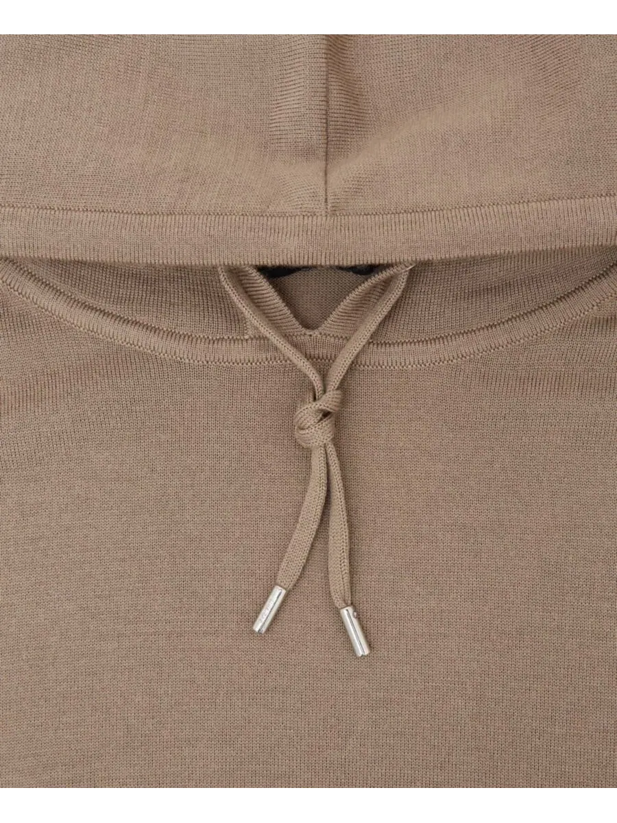 Худи из мериносовой шерсти Holland REISS — изображение 5 из 6, коричневый