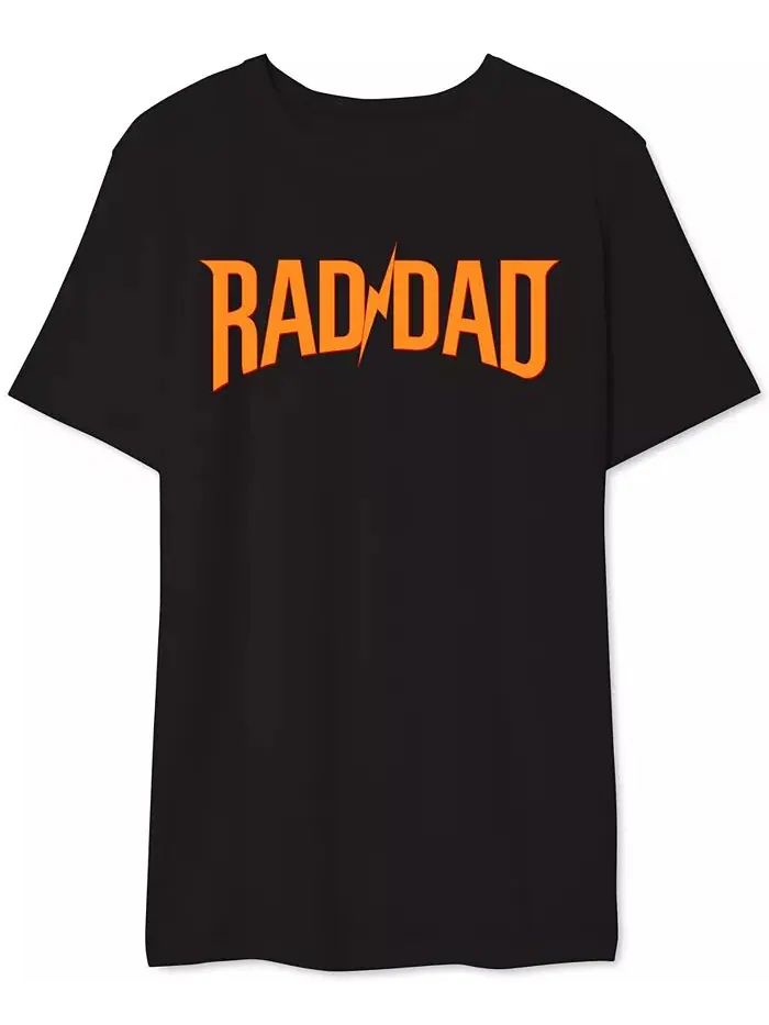 Мужская футболка с графическим принтом Rad Dad AIRWAVES