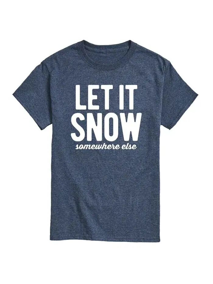 Мужская футболка с коротким рукавом Let It Snow AIRWAVES — изображение 1 из 2, синий