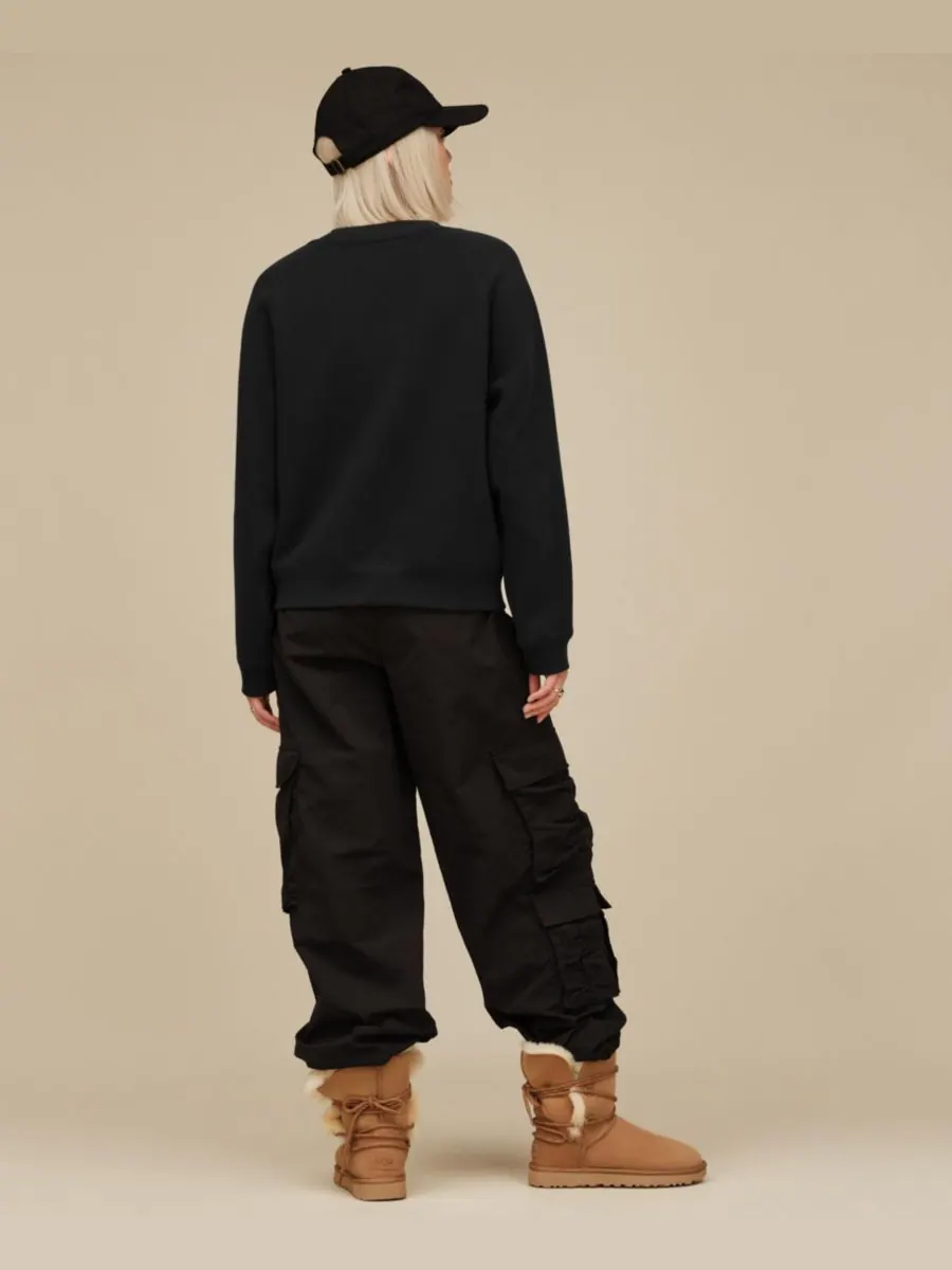 Женская толстовка UGG с логотипом UGG — изображение 6 из 10, черный