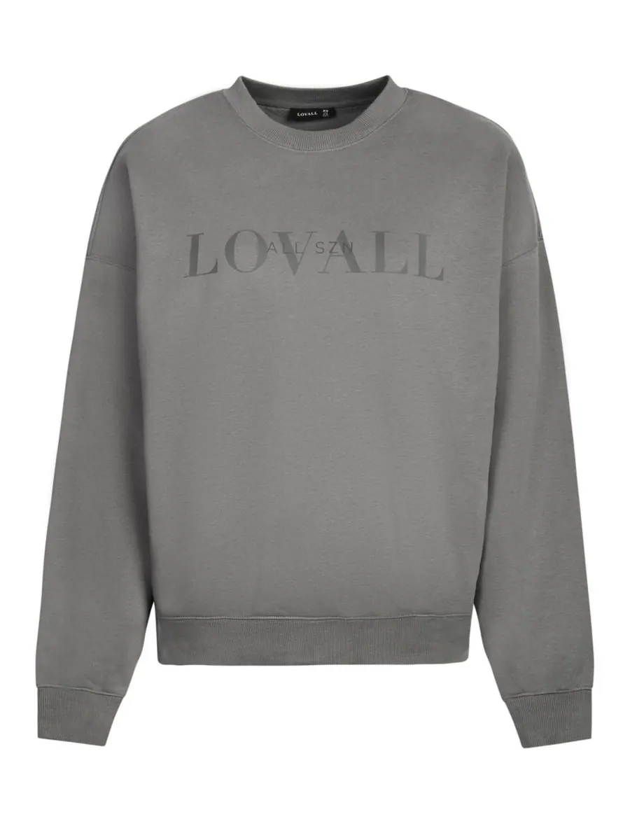 Женская толстовка ALL SZN Organic Oversized, размер Four LOVALL — изображение 2 из 7, зеленый