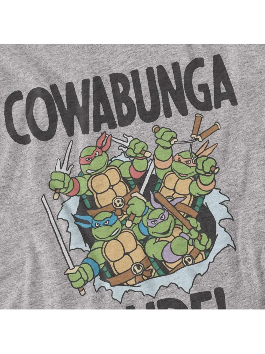Футболка Big & Tall TMNT Cowabunga Dude Pf TEENAGE MUTANT NINJA TURTLES — изображение 2 из 2, приглушенный