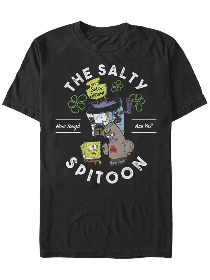 Мужская футболка с коротким рукавом Salty Spitoon Fifth Sun — изображение 1 из 1, черный